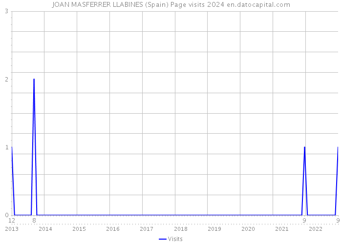 JOAN MASFERRER LLABINES (Spain) Page visits 2024 