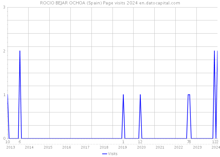 ROCIO BEJAR OCHOA (Spain) Page visits 2024 