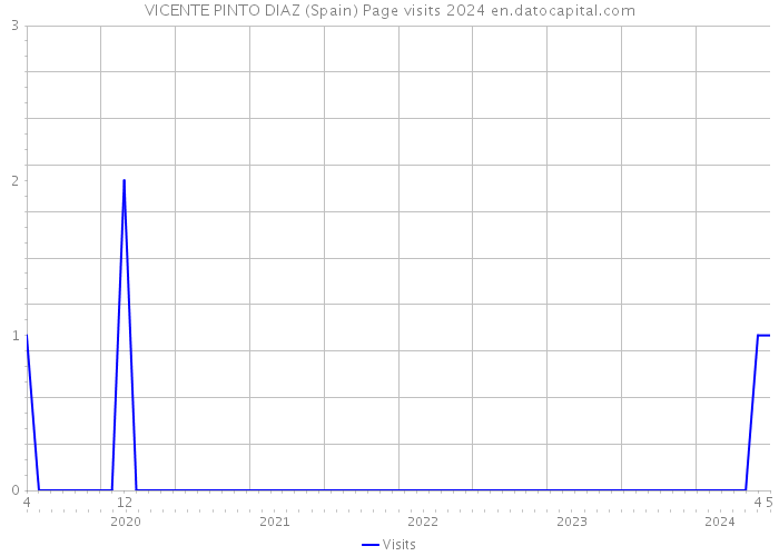 VICENTE PINTO DIAZ (Spain) Page visits 2024 