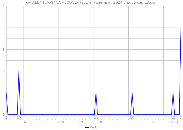 RAFAEL YTURRIAGA ALCOCER (Spain) Page visits 2024 