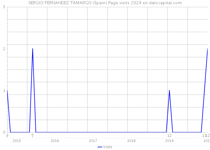 SERGIO FERNANDEZ TAMARGO (Spain) Page visits 2024 