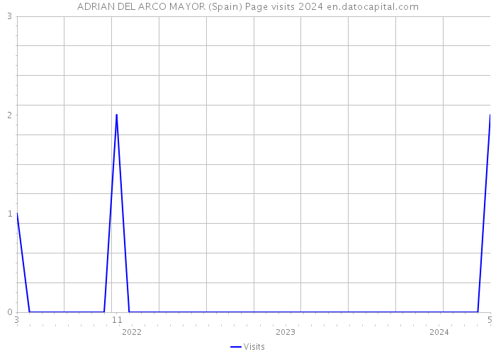 ADRIAN DEL ARCO MAYOR (Spain) Page visits 2024 