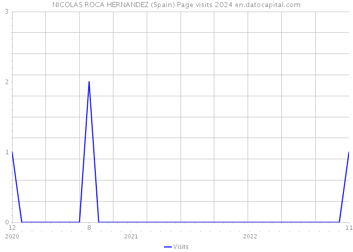 NICOLAS ROCA HERNANDEZ (Spain) Page visits 2024 