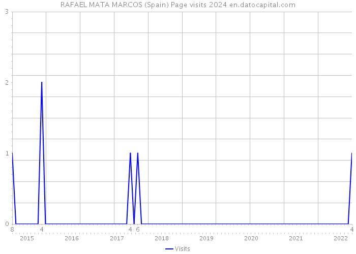 RAFAEL MATA MARCOS (Spain) Page visits 2024 