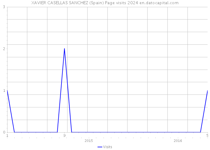XAVIER CASELLAS SANCHEZ (Spain) Page visits 2024 