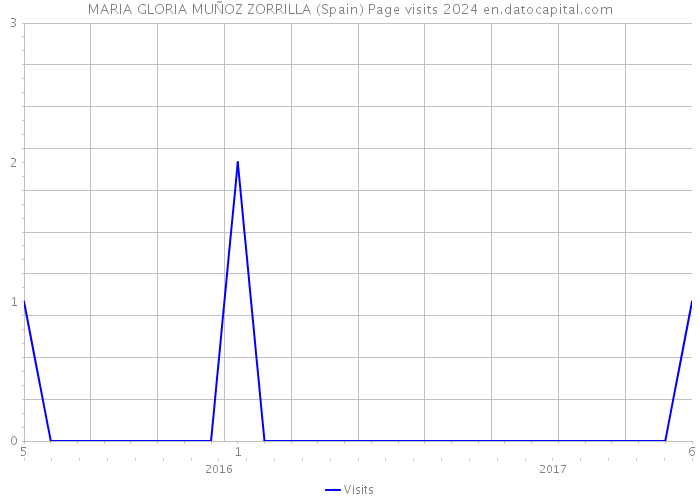 MARIA GLORIA MUÑOZ ZORRILLA (Spain) Page visits 2024 