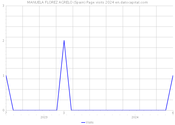 MANUELA FLOREZ AGRELO (Spain) Page visits 2024 
