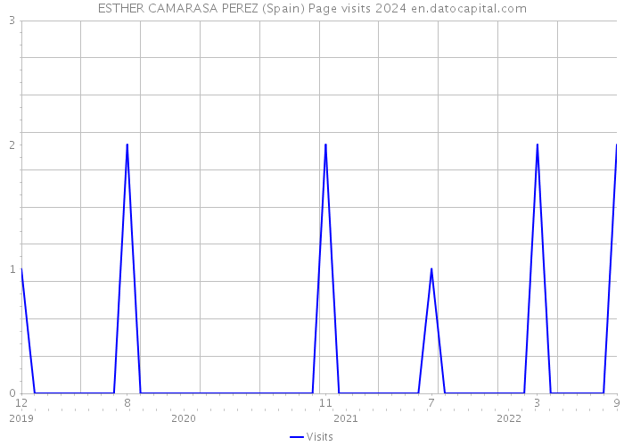 ESTHER CAMARASA PEREZ (Spain) Page visits 2024 