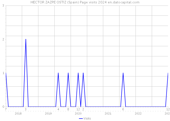HECTOR ZAZPE OSTIZ (Spain) Page visits 2024 