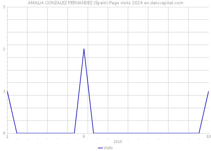 AMALIA GONZALEZ FERNANDEZ (Spain) Page visits 2024 