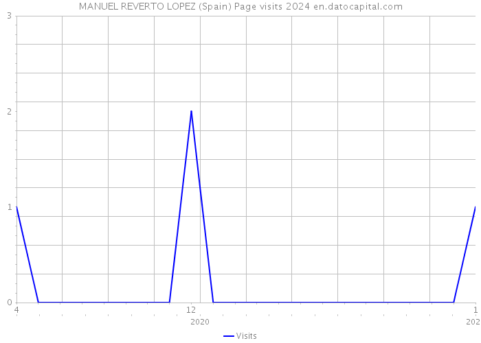 MANUEL REVERTO LOPEZ (Spain) Page visits 2024 