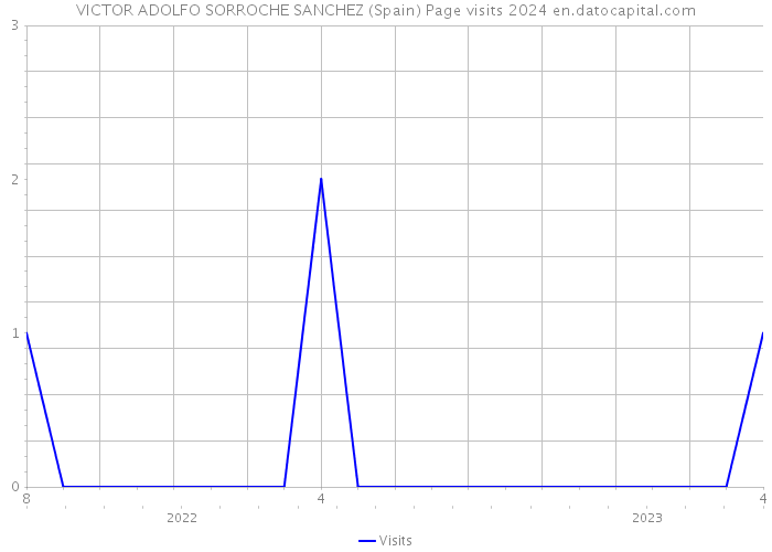 VICTOR ADOLFO SORROCHE SANCHEZ (Spain) Page visits 2024 
