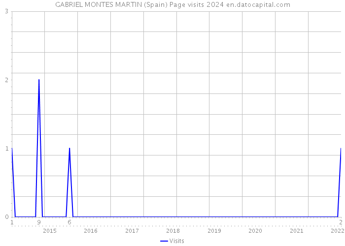 GABRIEL MONTES MARTIN (Spain) Page visits 2024 