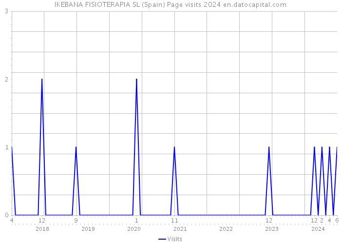 IKEBANA FISIOTERAPIA SL (Spain) Page visits 2024 