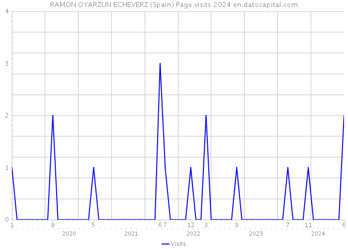 RAMON OYARZUN ECHEVERZ (Spain) Page visits 2024 