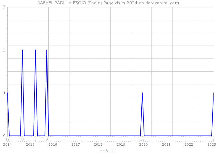 RAFAEL PADILLA ESOJO (Spain) Page visits 2024 