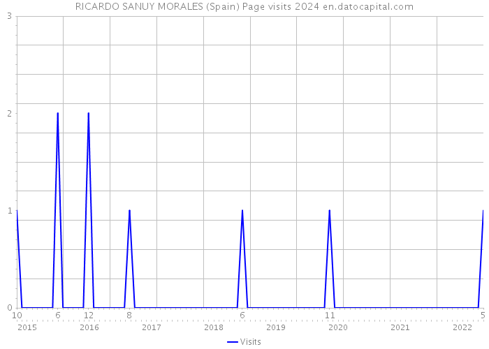 RICARDO SANUY MORALES (Spain) Page visits 2024 
