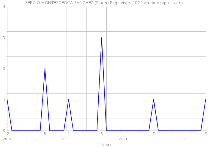 SERGIO MONTESDEOCA SANCHEZ (Spain) Page visits 2024 