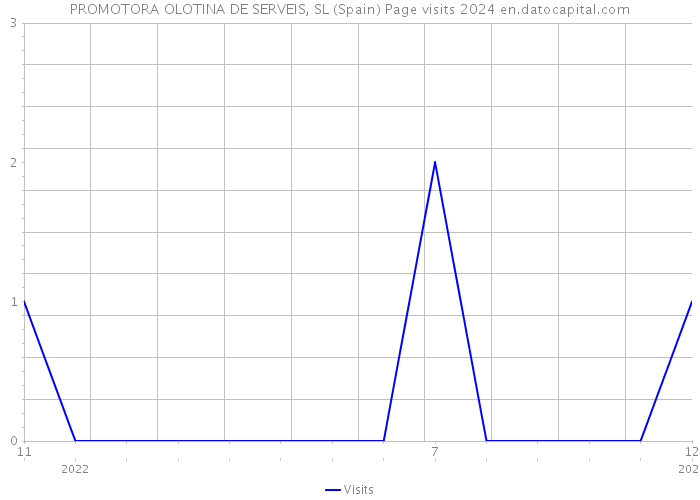 PROMOTORA OLOTINA DE SERVEIS, SL (Spain) Page visits 2024 