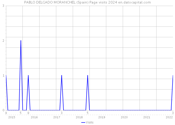 PABLO DELGADO MORANCHEL (Spain) Page visits 2024 
