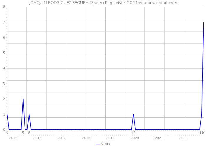 JOAQUIN RODRIGUEZ SEGURA (Spain) Page visits 2024 