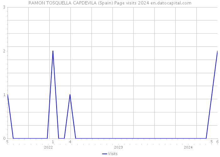 RAMON TOSQUELLA CAPDEVILA (Spain) Page visits 2024 