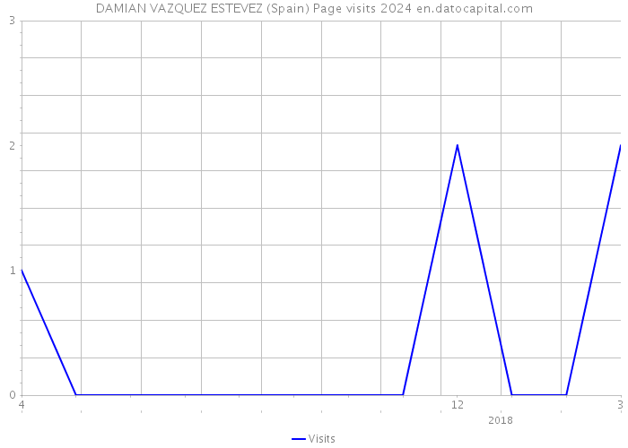 DAMIAN VAZQUEZ ESTEVEZ (Spain) Page visits 2024 