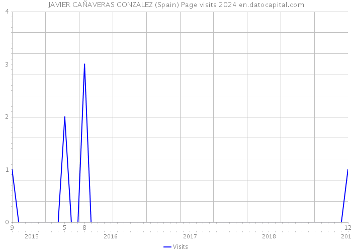JAVIER CAÑAVERAS GONZALEZ (Spain) Page visits 2024 