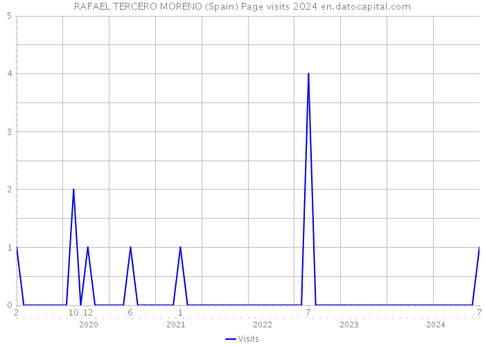 RAFAEL TERCERO MORENO (Spain) Page visits 2024 