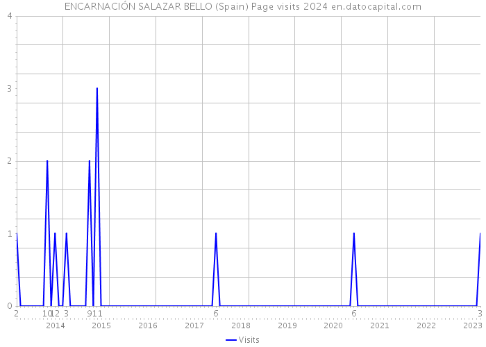 ENCARNACIÓN SALAZAR BELLO (Spain) Page visits 2024 