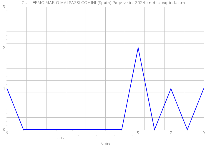 GUILLERMO MARIO MALPASSI COMINI (Spain) Page visits 2024 