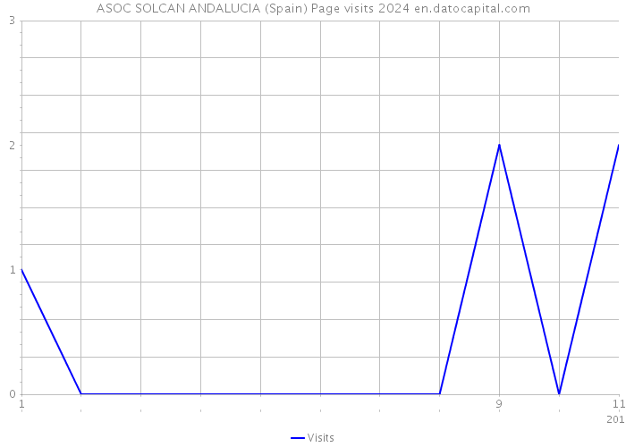 ASOC SOLCAN ANDALUCIA (Spain) Page visits 2024 