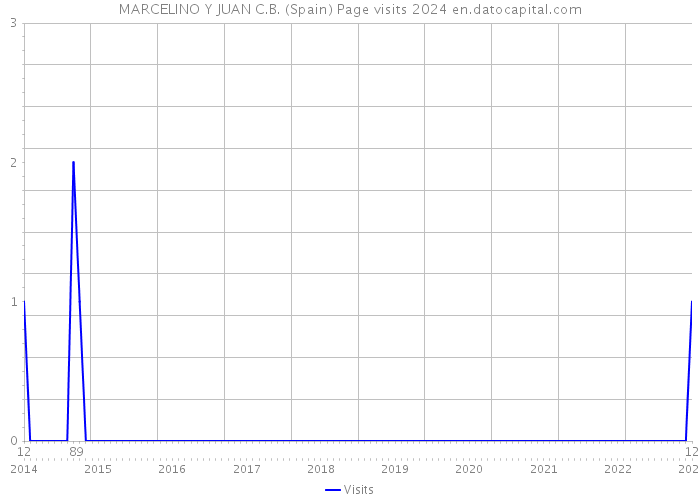 MARCELINO Y JUAN C.B. (Spain) Page visits 2024 