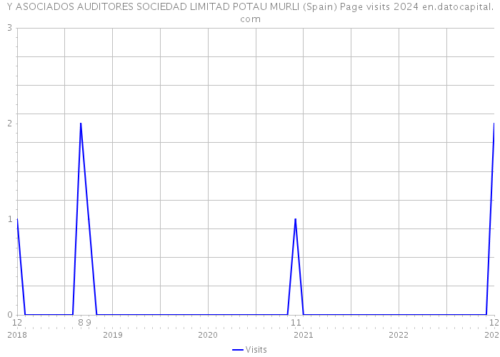 Y ASOCIADOS AUDITORES SOCIEDAD LIMITAD POTAU MURLI (Spain) Page visits 2024 