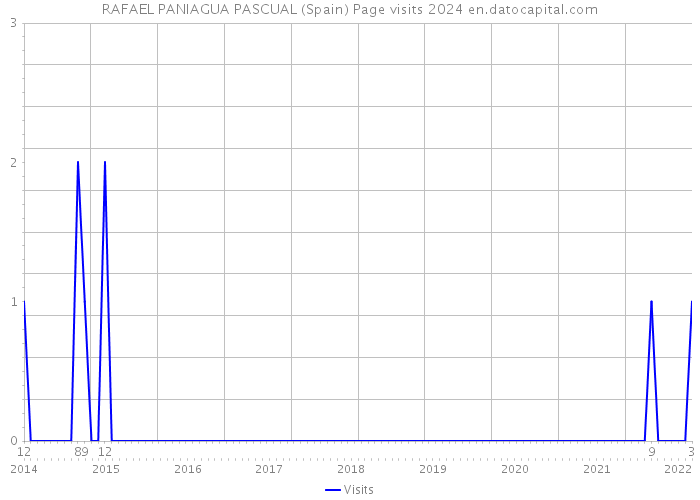 RAFAEL PANIAGUA PASCUAL (Spain) Page visits 2024 