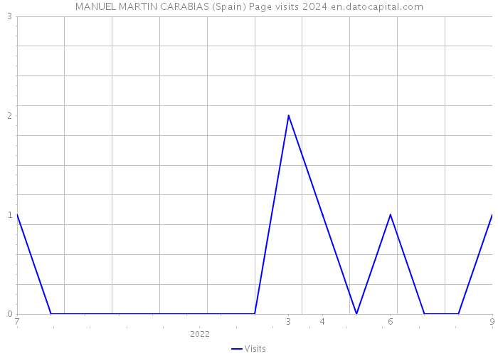 MANUEL MARTIN CARABIAS (Spain) Page visits 2024 