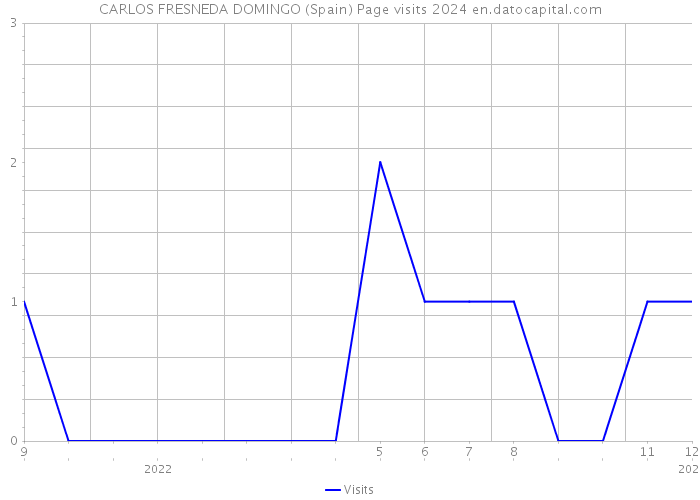 CARLOS FRESNEDA DOMINGO (Spain) Page visits 2024 