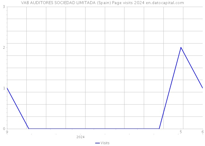 VAB AUDITORES SOCIEDAD LIMITADA (Spain) Page visits 2024 