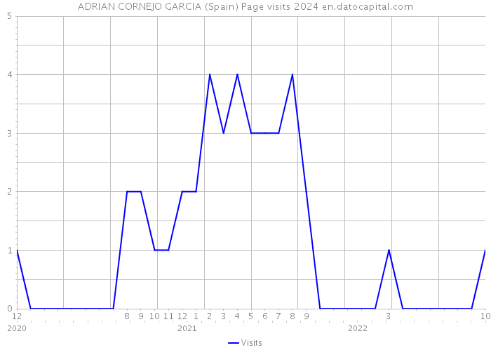 ADRIAN CORNEJO GARCIA (Spain) Page visits 2024 
