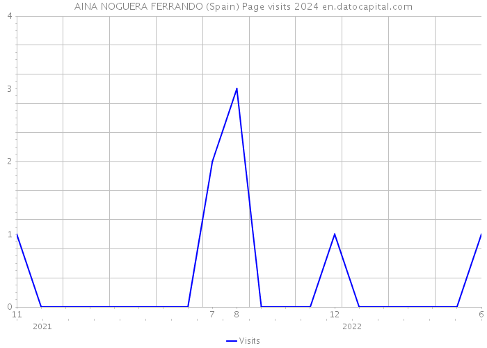 AINA NOGUERA FERRANDO (Spain) Page visits 2024 