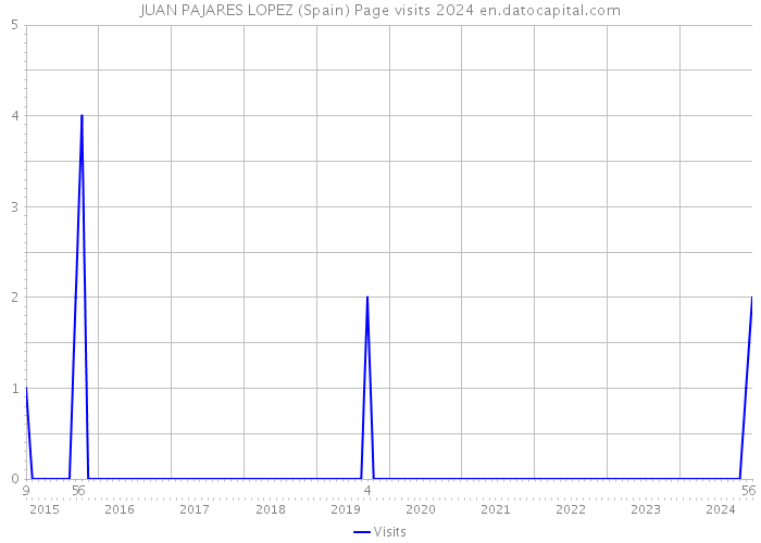 JUAN PAJARES LOPEZ (Spain) Page visits 2024 