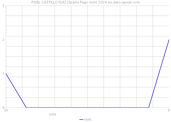 FIDEL CASTILLO RUIZ (Spain) Page visits 2024 