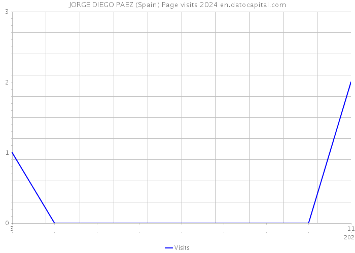 JORGE DIEGO PAEZ (Spain) Page visits 2024 
