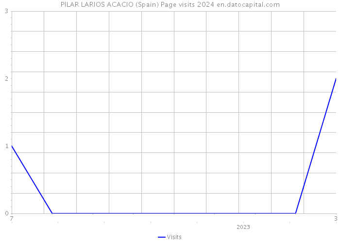 PILAR LARIOS ACACIO (Spain) Page visits 2024 