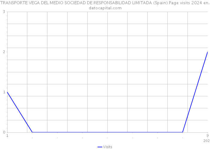 TRANSPORTE VEGA DEL MEDIO SOCIEDAD DE RESPONSABILIDAD LIMITADA (Spain) Page visits 2024 