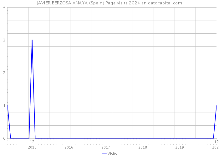 JAVIER BERZOSA ANAYA (Spain) Page visits 2024 