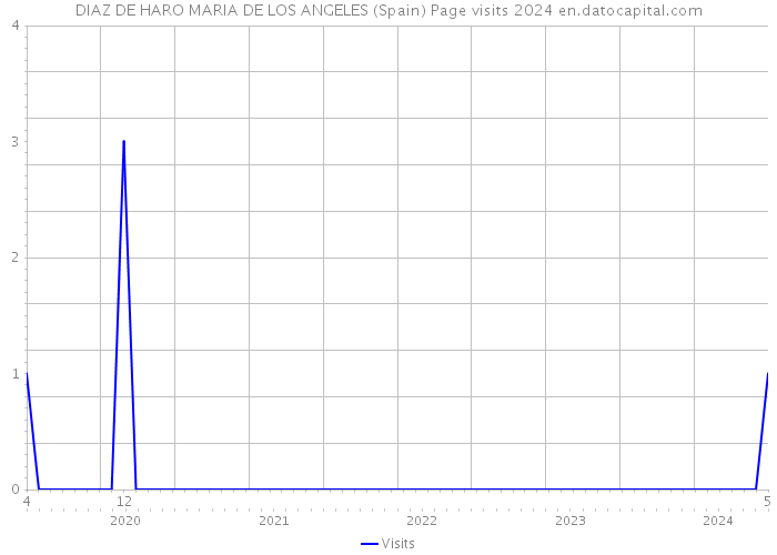 DIAZ DE HARO MARIA DE LOS ANGELES (Spain) Page visits 2024 