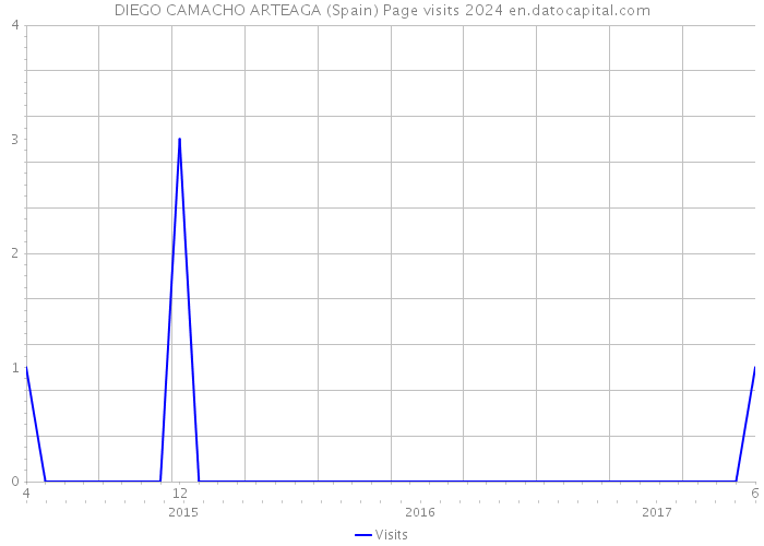 DIEGO CAMACHO ARTEAGA (Spain) Page visits 2024 