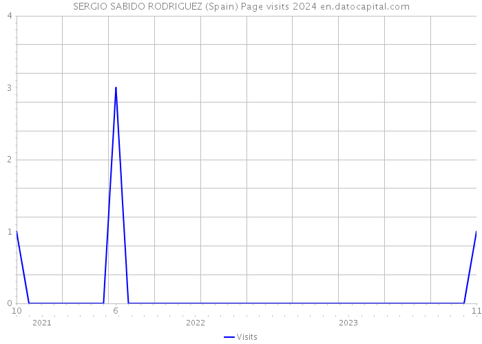 SERGIO SABIDO RODRIGUEZ (Spain) Page visits 2024 