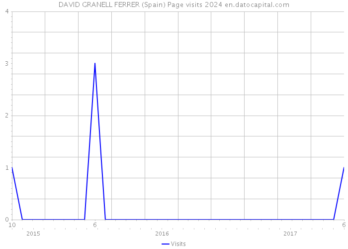 DAVID GRANELL FERRER (Spain) Page visits 2024 